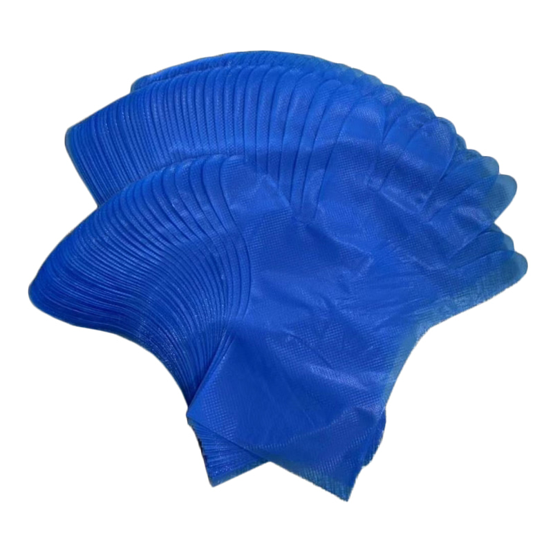 Găng tay TPE kháng hóa chất màu xanh (hoa văn kim cương) Găng tay TPE kháng hóa chất màu xanh (hoa văn kim cương)